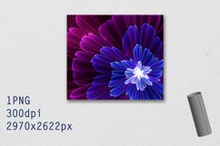 Tumbler Straight 20 OZ Sublimation Flower Wrap Design Product Image 3