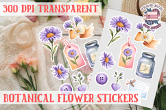 Flower sticker Sheet Bundle 103 Sheets Flowers Summer Spring Product Image 6