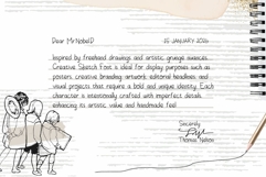 Gianome || Modern Playful Handwritten Font Product Image 2