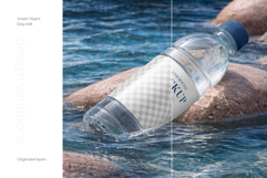 Clear Plastic Water Bottle Mockup Set Product Image 2