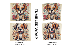 20oz Dog Doodle Tumbler Wrap Product Image 2