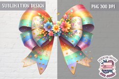 Easter Bow Coquette PNG Holidays Spring Cute Animals Peep Product Image 1