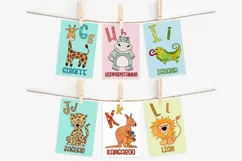Alphabet Cards For Kids | Animal Alphabet | Educational Product Image 3