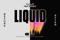 Liquid Text Effect Blurry Style Product Image 2