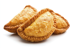 Fried Empanadas with White Background Wallpaper Product Image 1