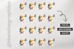 Hen|Printable Animal Sticker Product Image 3
