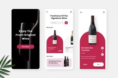 Ichish - Wine Design Mobile App UI Kit Product Image 2