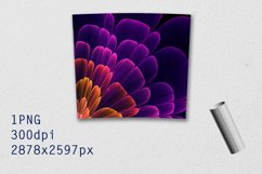 Tumbler Tapered 20 OZ Sublimation Flower Wrap Design Product Image 2