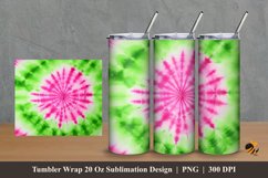 Tie Dye Art Tumbler Wrap Sublimation Design 2 Product Image 1