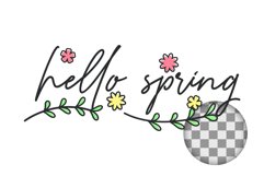 Hello SpringSVG PNG Sublimation Product Image 2