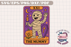 Halloween Tarot Card Funny SVG T shirt Quotes Design Product Image 1
