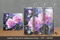 Love Flower Wrap Sublimation Design 2 Product Image 1