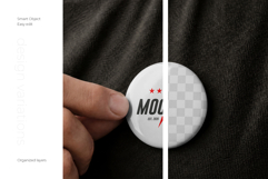 Pin Button Badge Mockup Set Product Image 2
