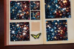 Sparkling and Blurry Shinny Star Glitters Digital Papers Product Image 2