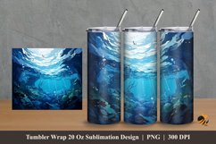 Under The Sea Tumbler Wrap Sublimation Design 2 Product Image 1