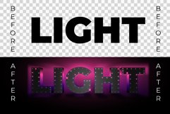 3D Text Effect Colorful Backlight Style Product Image 2