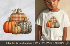 Pumpkin Art DTF Sublimation Clipart Design 2 Product Image 1