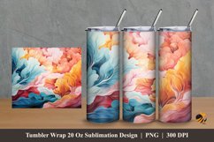 Ink blend Tumbler Wrap Sublimation Design 2 Product Image 1