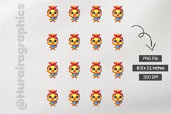 Hen|Printable Animal Sticker Product Image 3