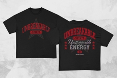 Unbreakable Vintage Urban T-shirt Design Product Image 1