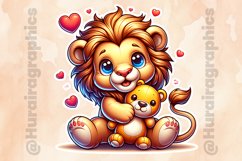 Lion|Printable Animal Sticker Product Image 2