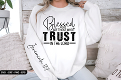 Blessed Are Those Who - Christian Sleeve T-Shirt Design Product Image 2