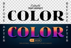 3D Text Effect Colorful Style Product Image 2