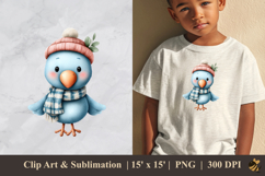 Cute Flamingo DTF Sublimation Clipart Design 2 Product Image 1
