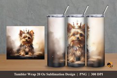 Little Queen Tumbler Wrap Sublimation Design 2 Product Image 1
