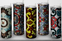 10 Tumbler Straight 20 OZ Sublimation Mosaic Wrap Design Product Image 2
