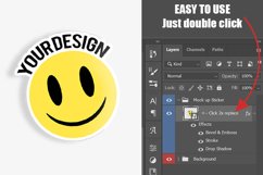 Sticker mock up PSD Product Image 2