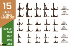 Easel Stands Bundle. Laser Cut. Plate Holder Product Image 2