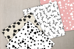 Minimal botanical and heart pattern paper pack 12 designs Product Image 1