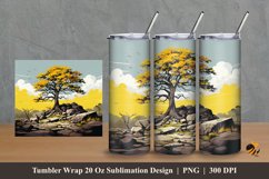 Bayan Tree Tumbler Wrap Sublimation Design 2 Product Image 1