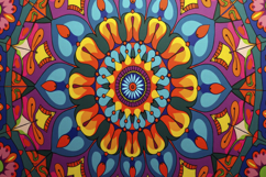 Colorful Mandala Background Product Image 1