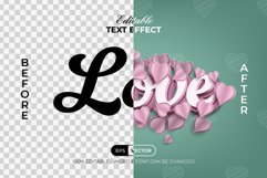 Love Text Effect 3D Style Product Image 2