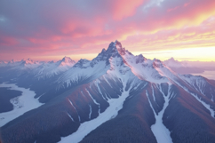 Snow Covered Mountain Background Product Image 1