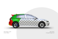 Hatchback Car Mockup Set Product Image 2