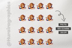Lion|Printable Animal Sticker Product Image 3