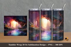 Hidden Beauty Tumbler Wrap Sublimation Design 2 Product Image 1