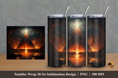 Imaginary Horror Tumbler Wrap Sublimation Design 2 Product Image 1