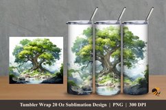 Big Edelweiss Tumbler Wrap Sublimation Design 2 Product Image 1