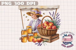 Summer Vintage Market Bundle 22 PNG Sublimation Watercolor Product Image 5