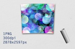 Tumbler Tapered 20 OZ Sublimation Bokeh Wrap Design Product Image 3