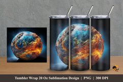Period Illustration Tumbler Wrap Sublimation Design 2 Product Image 1