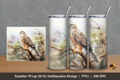 Eagle Nature Tumbler Wrap Sublimation Design 2 Product Image 1