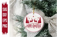 Merry Christmas Svg, Christmas Svg, Reindeer Svg Product Image 2