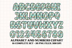 Baby Boy Alphabet PNG Clip Art, baby boy letters doodle Product Image 2