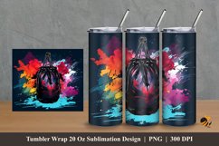 Heavy Bag Effect Tumbler Wrap Sublimation Design 2 Product Image 1
