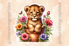 Lion|Printable Animal Sticker Product Image 2